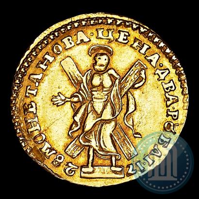 Picture 2 roubles 1728 year  