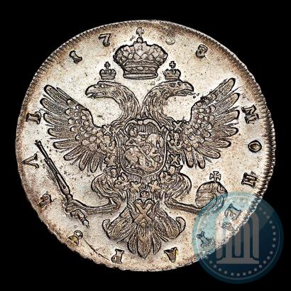 Фото 1 рубль 1738 года СПБ "Петербургский тип"