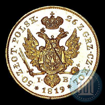 Picture 50 złotych 1819 year IB 