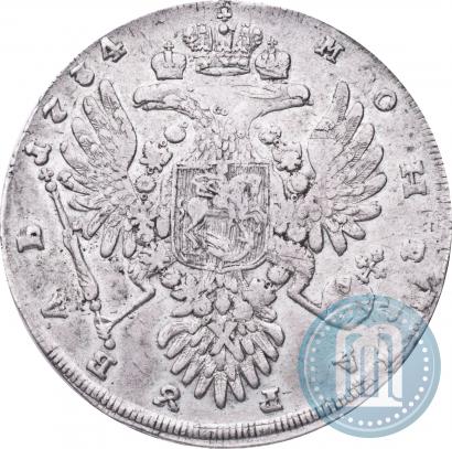 Фото 1 рубль 1734 года  "Тип 1735 года"