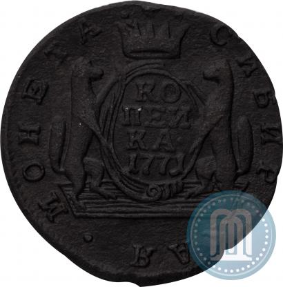 Фото 1 копейка 1771 года КМ 
