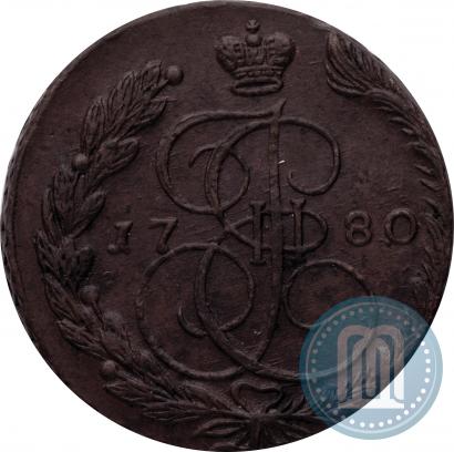 Picture 5 kopecks 1780 year ЕМ 