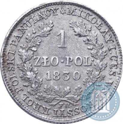 Picture 1 złoty 1830 year FH 
