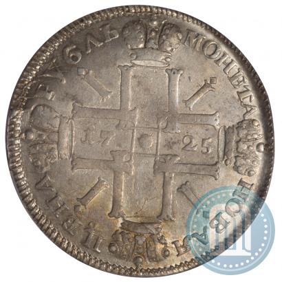 Picture 1 rouble 1725 year СПБ "Sun rouble, portrait in armour"
