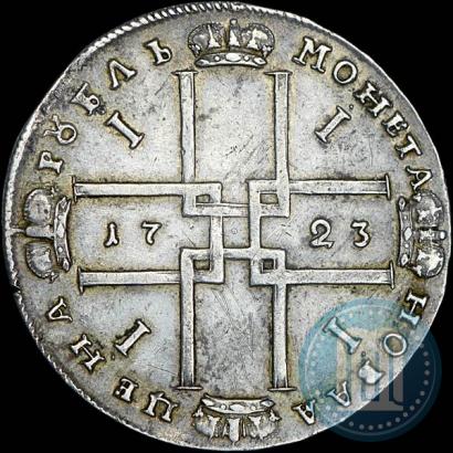 Фото 1 рубль 1723 года OK "Портрет в горностаевой мантии"