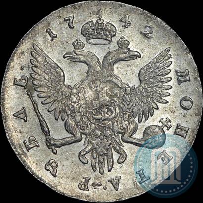 Picture 1 rouble 1742 year СПБ 