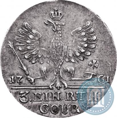 Picture 1/3 Thaler 1761 year  