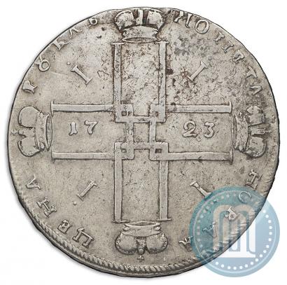 Фото 1 рубль 1723 года OK "Портрет в горностаевой мантии"