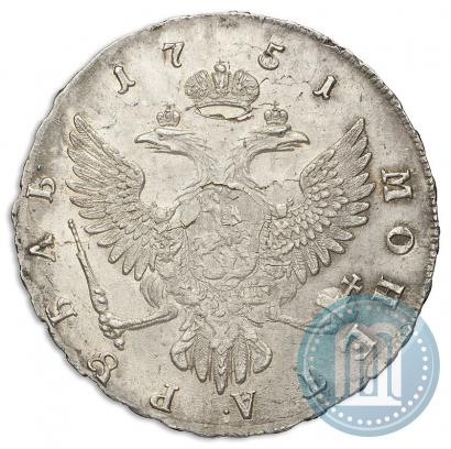 Picture 1 rouble 1751 year ММД 