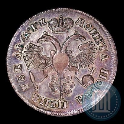 Picture 1 rouble 1720 year  "Portrait in armour"