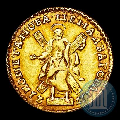Фото 2 рубля 1721 года  