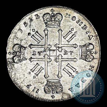 Picture 1 rouble 1727 year  "Moscow type"