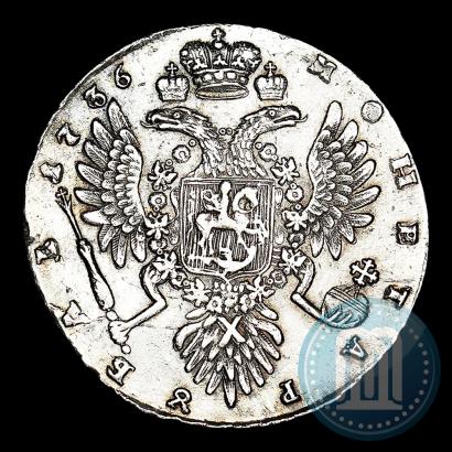 Picture 1 rouble 1736 year  "Type of 1735"