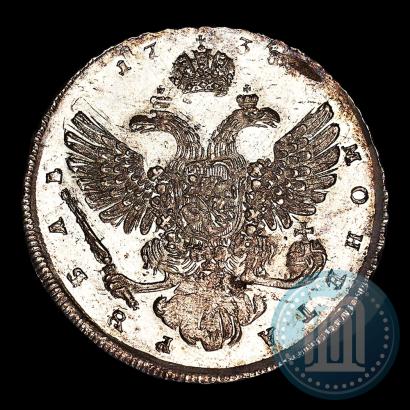 Picture 1 rouble 1738 year  "Moscow type"