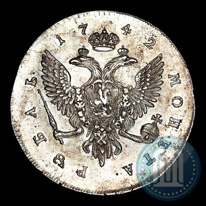Picture 1 rouble 1742 year СПБ 