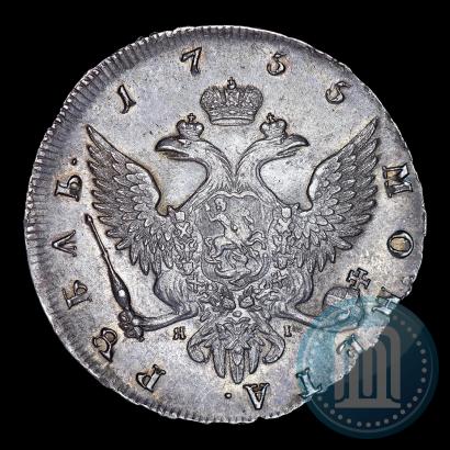 Picture 1 rouble 1755 year СПБ-ЯI 
