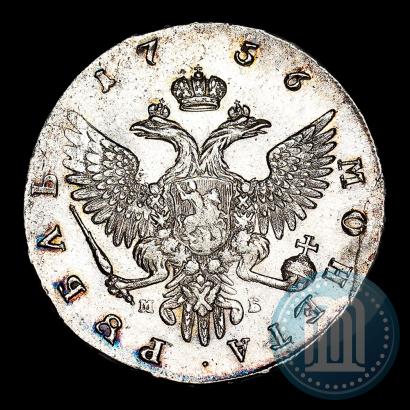 Picture 1 rouble 1756 year ММД-МБ 