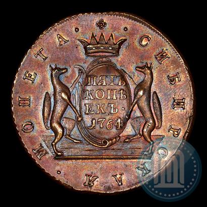 Picture 5 kopecks 1764 year  