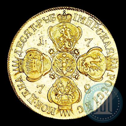 Picture 10 roubles 1778 year СПБ 