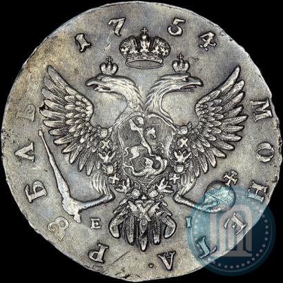 Фото 1 рубль 1754 года ММД-ЕI 