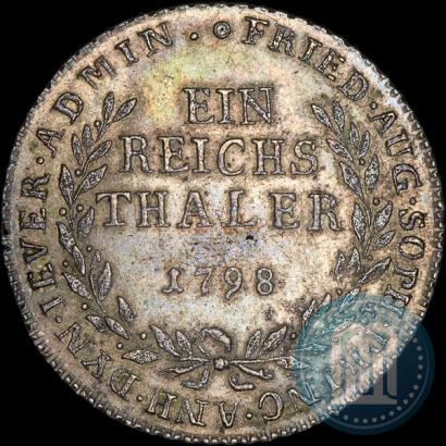 Picture Ein reichsthaler 1798 year  "Dutchy of Jever"