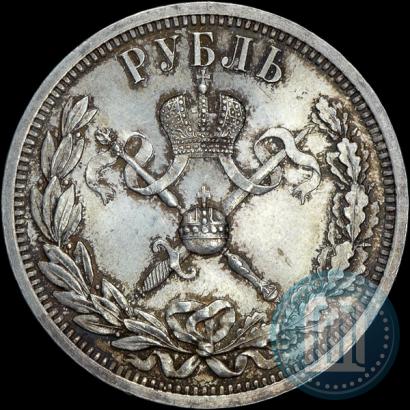 Picture 1 rouble 1896 year (АГ) "On the coronation of the Emperor Nicholas II"