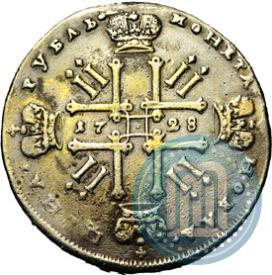 Фото 1 рубль 1728 года  "Тип 1727"
