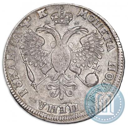 Фото 1 рубль 1720 года  "Портрет в латах"