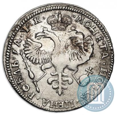 Picture 1 rouble 1720 year OK "Portrait in armour"