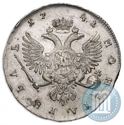 Picture 1 rouble 1741 year ММД 