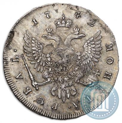 Picture 1 rouble 1742 year ММД 