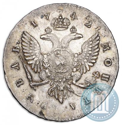 Picture 1 rouble 1742 year СПБ 