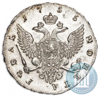 Picture 1 rouble 1755 year СПБ-ЯI 