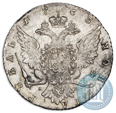 Picture 1 rouble 1763 year СПБ-ЯI 