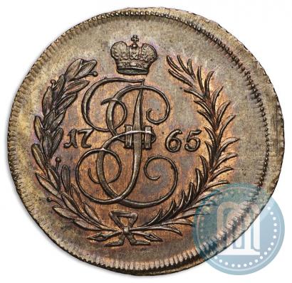 Picture 1 kopeck 1765 year ЕМ 