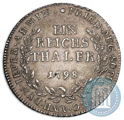 Фото Ein reichsthaler 1798 года  "Княжество Йевер"