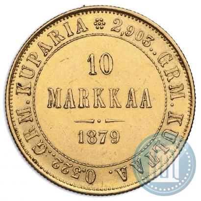 Picture 10 markkaa 1879 year S 