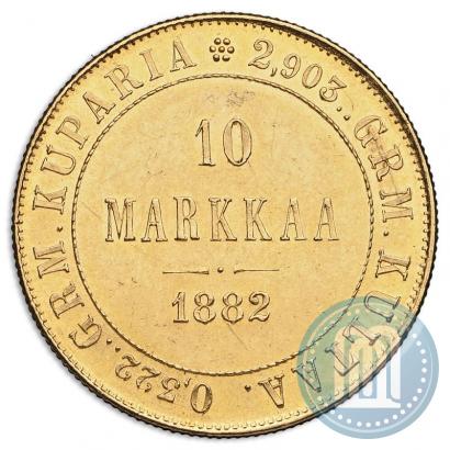 Picture 10 markkaa 1882 year S 