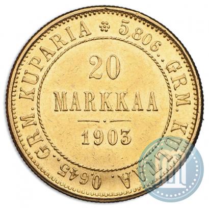 Picture 20 markkaa 1903 year L 