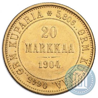 Picture 20 markkaa 1904 year L 
