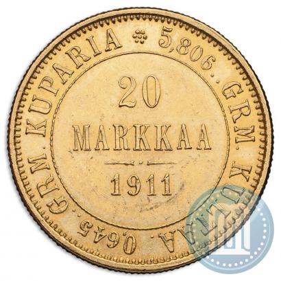 Picture 20 markkaa 1911 year L 