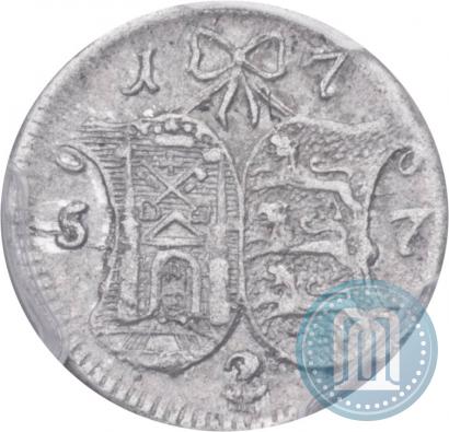 Фото 2 копейки 1757 года  "Ливонез"