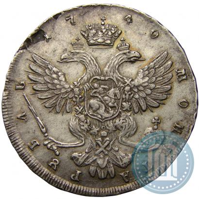 Picture 1 rouble 1740 year СПБ "Petersburg type"