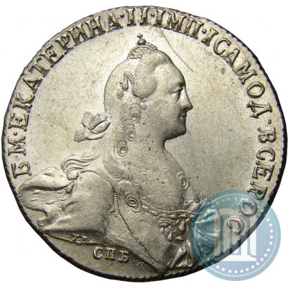 Picture 1 rouble 1772 year СПБ-АШ 