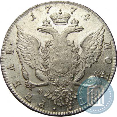 Фото 1 рубль 1774 года СПБ-ФЛ 