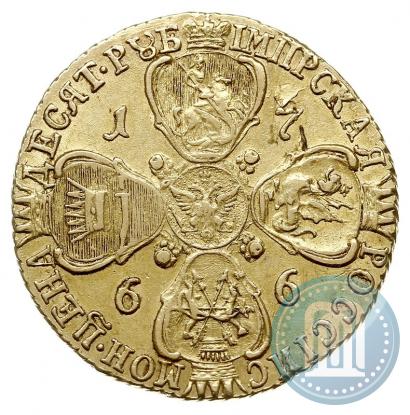 Picture 10 roubles 1766 year СПБ 