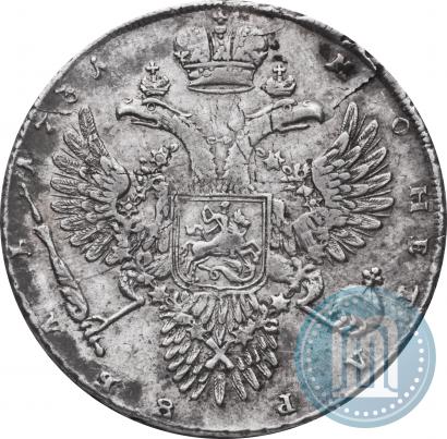 Фото 1 рубль 1731 года  