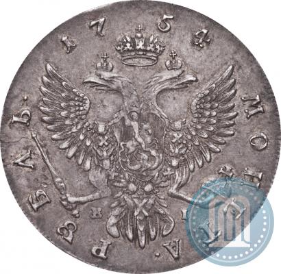 Picture 1 rouble 1754 year ММД-ЕI 