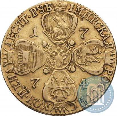 Фото 10 рублей 1774 года СПБ 