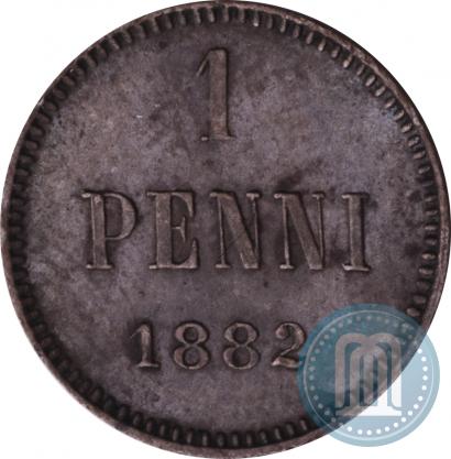Фото 1 пенни 1882 года  
